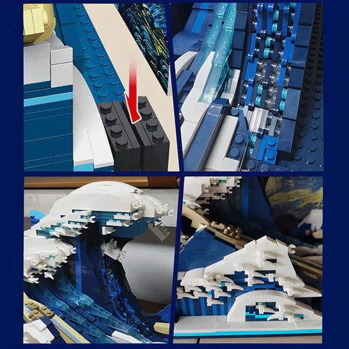 The Great Wave Of Kanawaga | 1832pcs - WorldsBricks