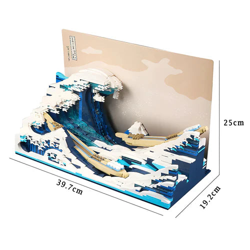 The Great Wave Of Kanawaga | 1832pcs - WorldsBricks
