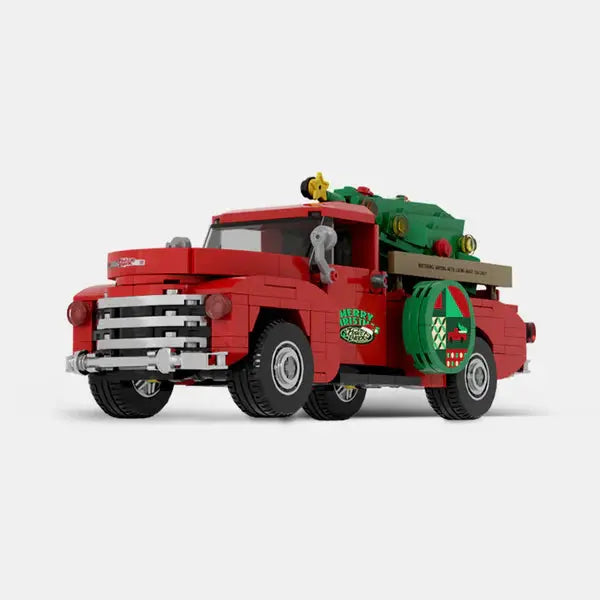 Christmas Pickup Truck X Power Build - WorldsBricks