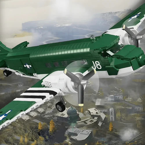 C47 Transport Aircraft | 866pcs - WorldsBricks
