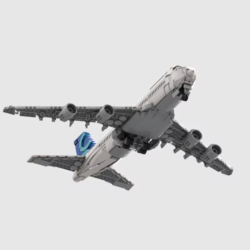 Boeing 747 commercial - WorldsBricks