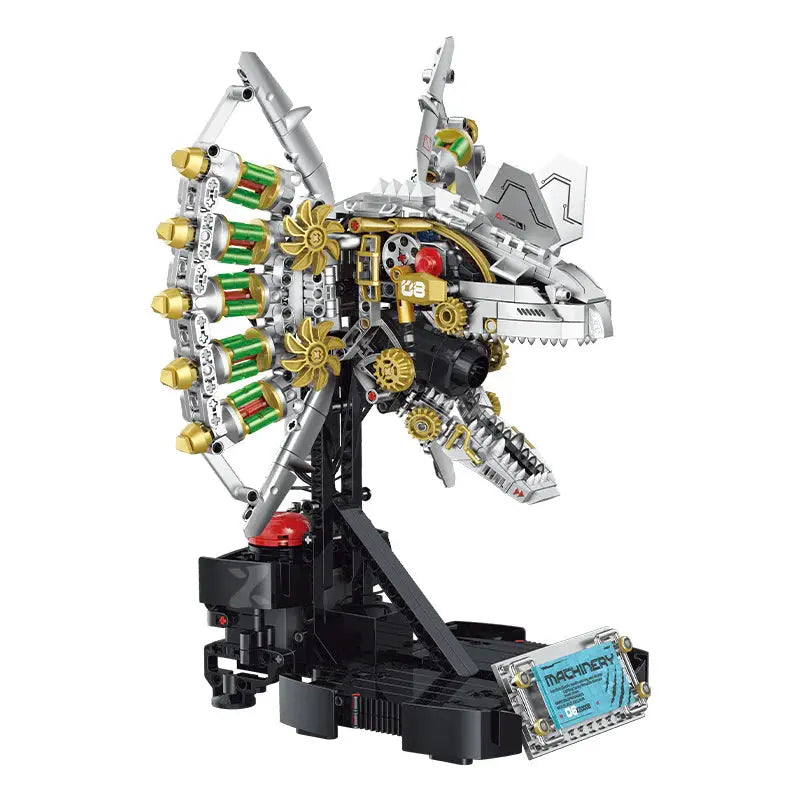 Cyber DinoMecha Head | 954pcs - WorldsBricks