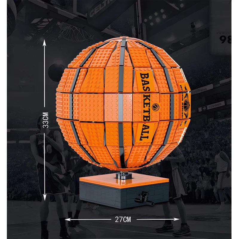 1:1 Scale Basketball | 2220pcs - WorldsBricks