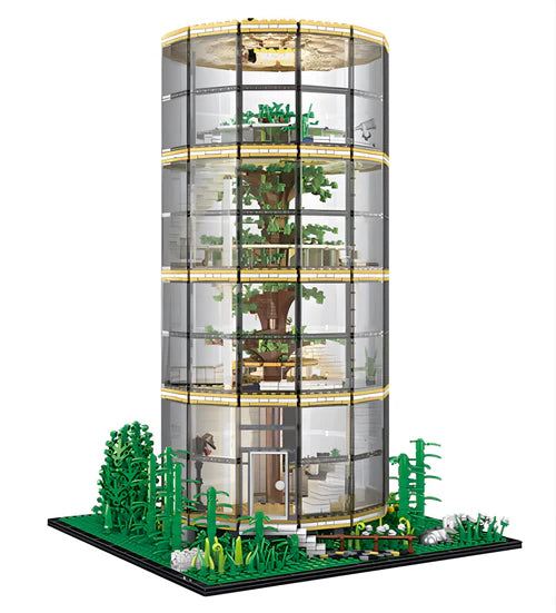 Glass Dome Tree House | 3495pcs - WorldsBricks