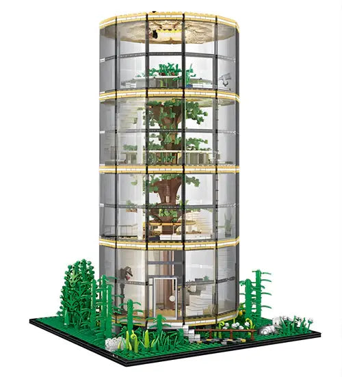Glass Dome Tree House | 3495pcs - WorldsBricks