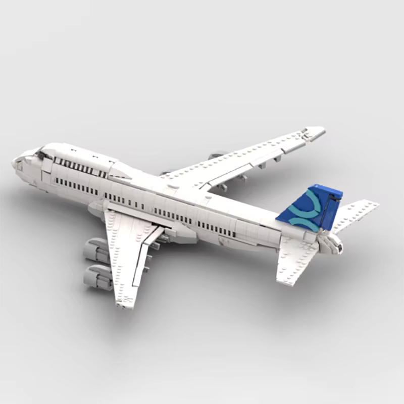 Boeing 747 commercial - WorldsBricks