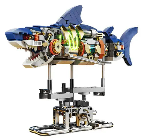 Mechanical Shark | 692pcs - WorldsBricks
