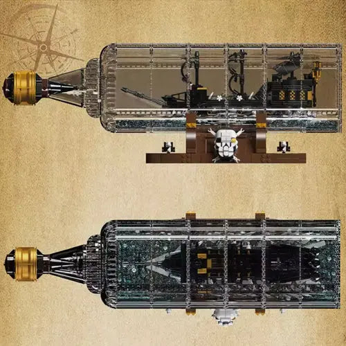 Ship In A Bottle | 2208pcs - WorldsBricks