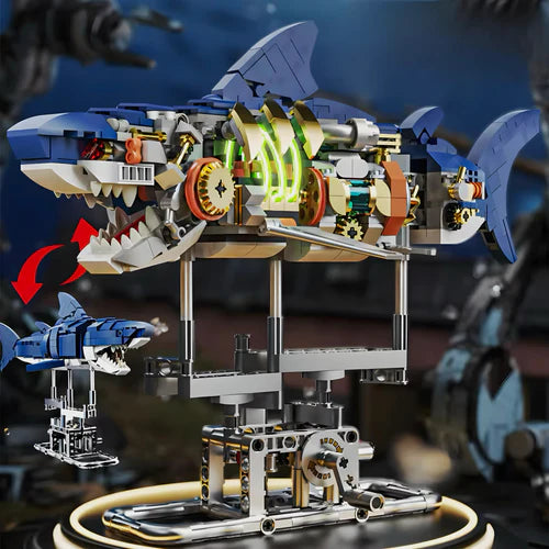 Mechanical Shark | 692pcs - WorldsBricks