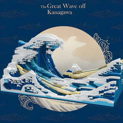 The Great Wave Of Kanawaga | 1832pcs - WorldsBricks