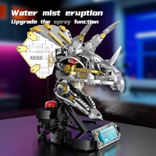 Cyber Triceratops Head | 928pcs - WorldsBricks