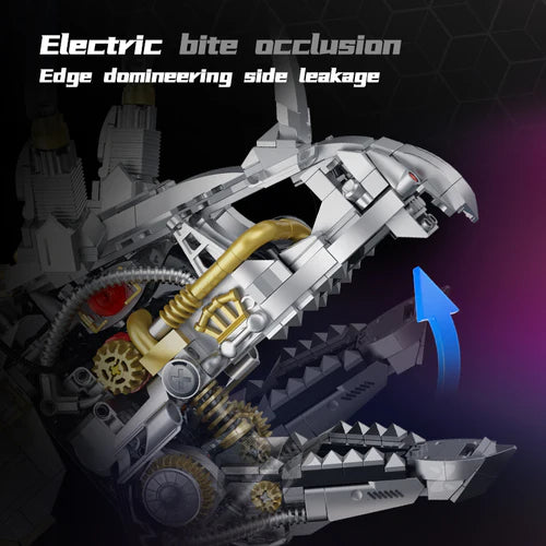 Cyber Triceratops Head | 928pcs - WorldsBricks