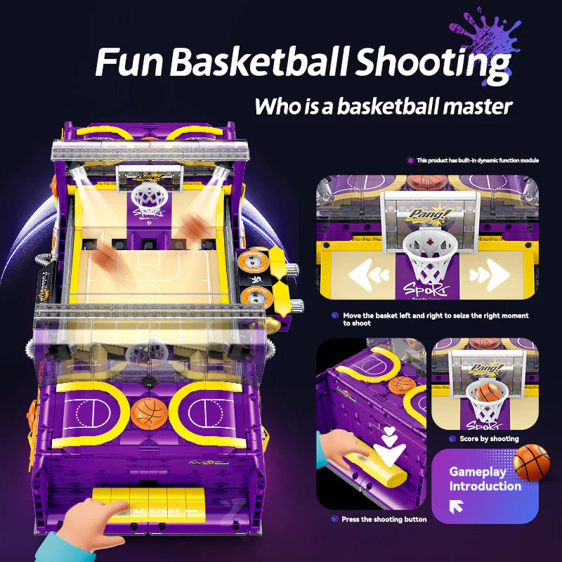 Interactive Basketball Court | 2036pcs - WorldsBricks