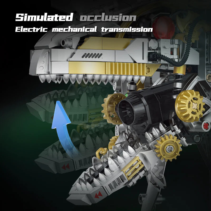 Cyber DinoMecha Head | 954pcs - WorldsBricks