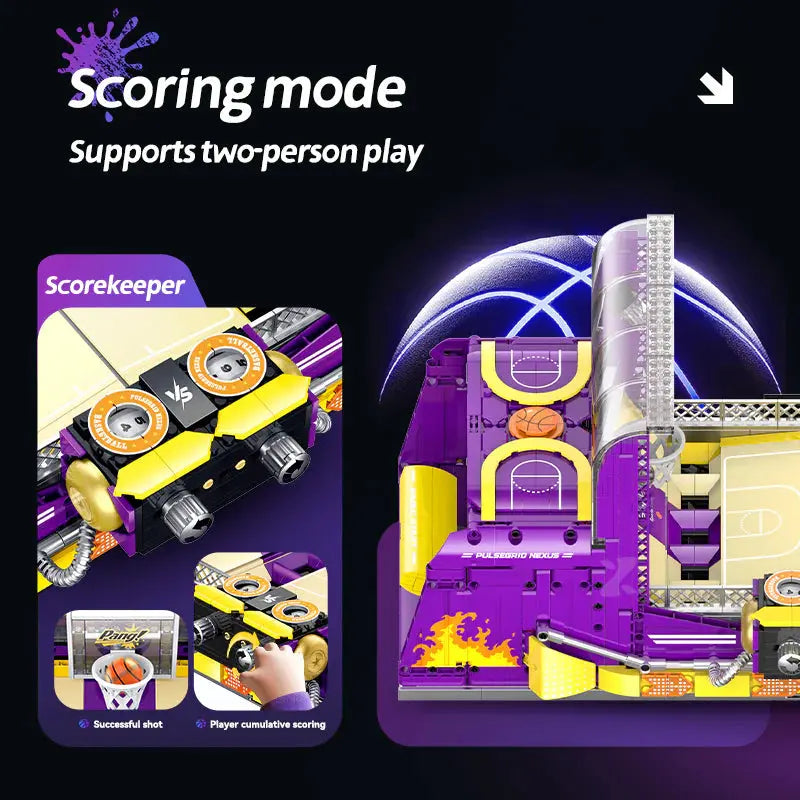 Interactive Basketball Court | 2036pcs - WorldsBricks