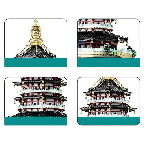 Leifeng Pagoda | 1498pcs - WorldsBricks
