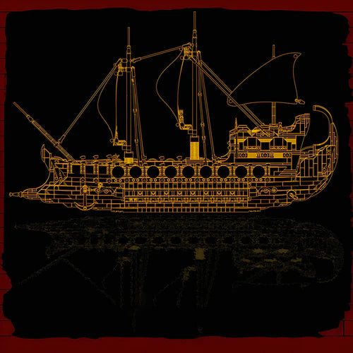 Ancient Viking Warship | 2074pcs - WorldsBricks