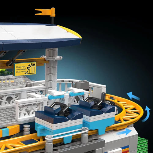 Motorised Looping Roller Coaster | 3238pcs - WorldsBricks