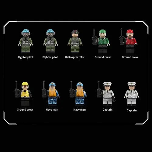 Aircraft Carrier 1:250 | 7018pcs - WorldsBricks