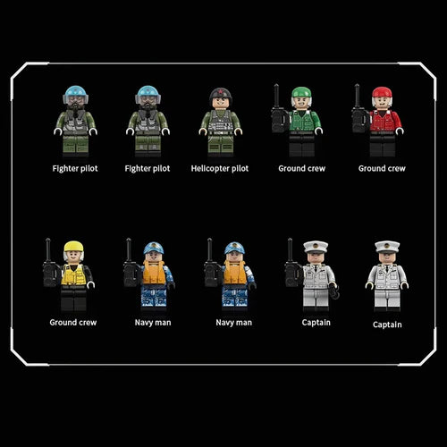 Aircraft Carrier 1:250 | 7018pcs - WorldsBricks