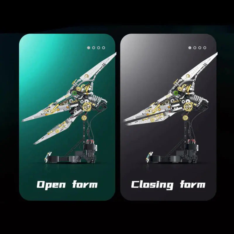 Cyber Pterosaurs Head | 894pcs - WorldsBricks