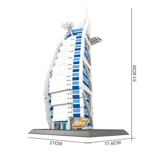 Burj Al Arab | 1370pcs - WorldsBricks