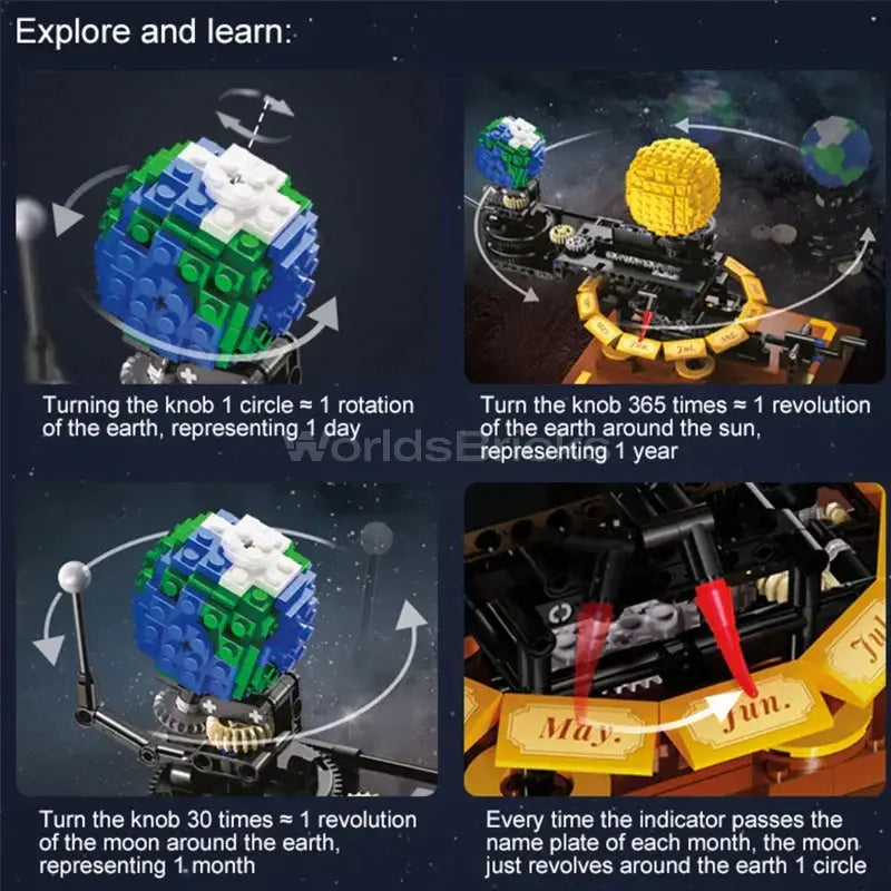 Astrophysics Kinetic Sculpture | 864pcs