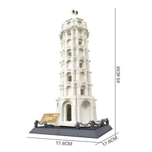 Leaning Tower of Pisa | 1390pcs - WorldsBricks