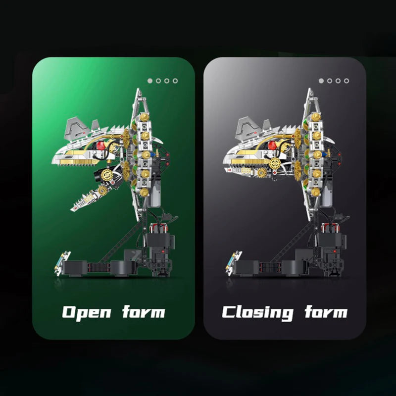 Cyber DinoMecha Head | 954pcs - WorldsBricks