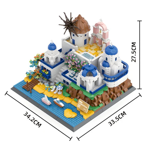 Santorini Levels | 1376pcs - WorldsBricks