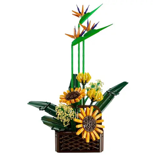 Bird Of Paradise & Sunflowers | 1612pcs - WorldsBricks