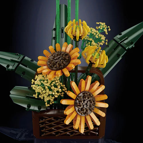 Bird Of Paradise & Sunflowers | 1612pcs - WorldsBricks