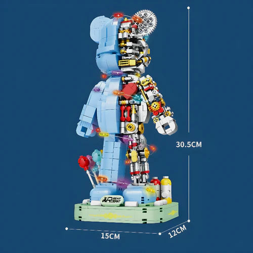 Bearblock #PlayPanda 400% | 1162pcs - WorldsBricks