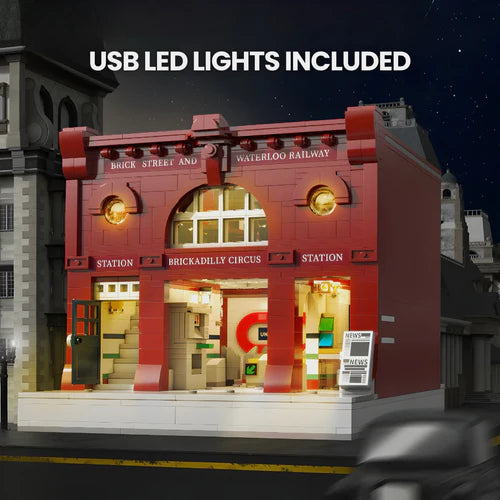 London Underground Station | 1834pcs - WorldsBricks