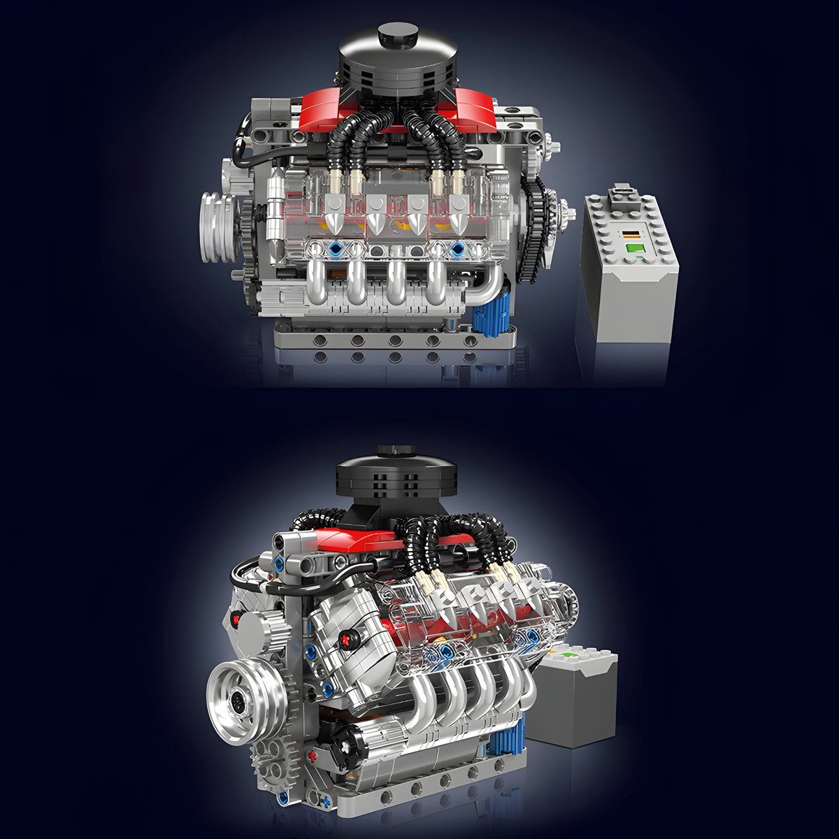 Motorized Chevy V8 Engine | 488pcs