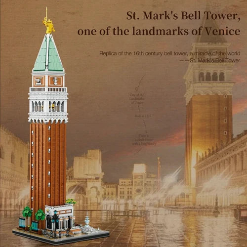 The Ultimate St. Mark's Campanile | 3904pcs - WorldsBricks