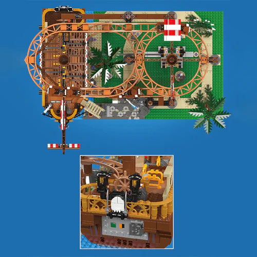 The Pirate Roller Coaster | 2173pcs - WorldsBricks