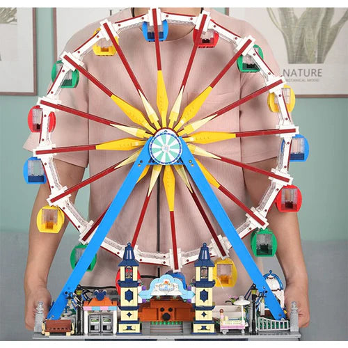 Motorised Ferris Wheel | 3835pcs - WorldsBricks