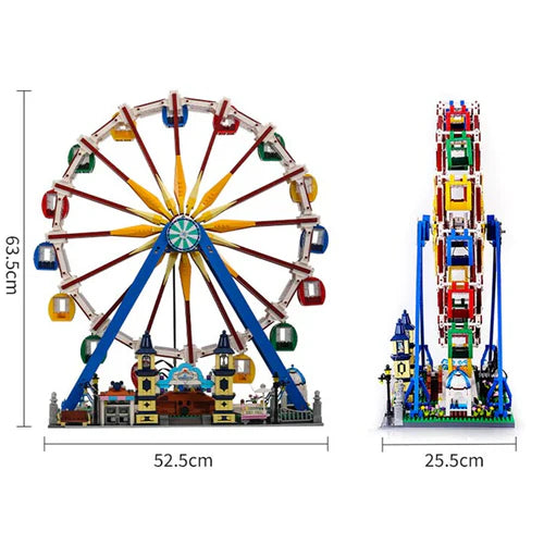 Motorised Ferris Wheel | 3835pcs - WorldsBricks