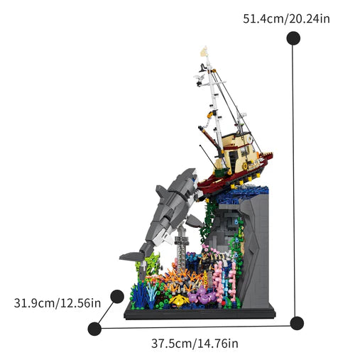 Giant Shark Attack | 2934pcs - WorldsBricks
