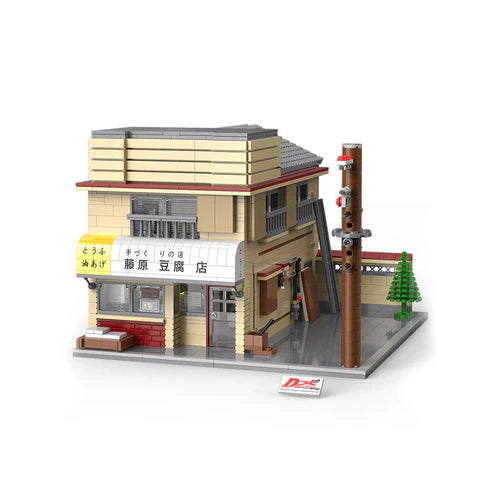 Initial D Fujiwara Tofu Shop | 1912pcs - WorldsBricks