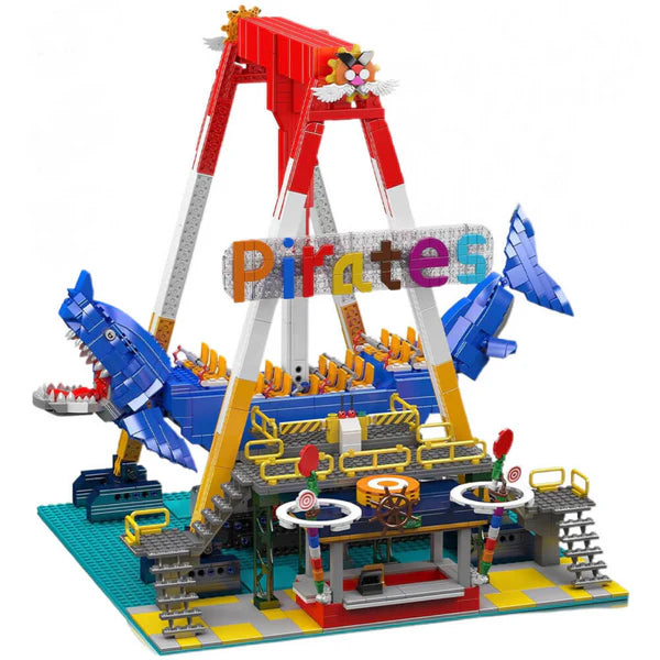 Motorised Shark Swing Ride | 1922pcs - WorldsBricks