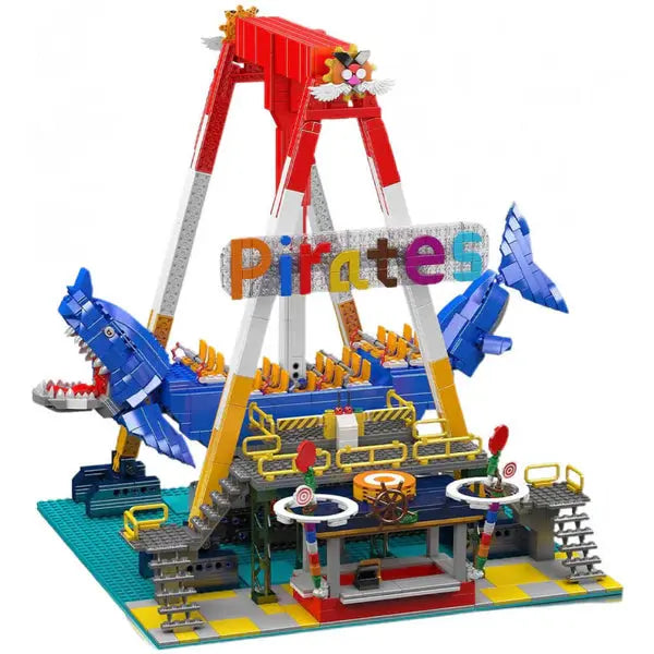 Motorised Shark Swing Ride | 1922pcs - WorldsBricks