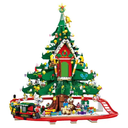 Limited Edition Christmas Tree Rollercoaster | 2102pcs - WorldsBricks