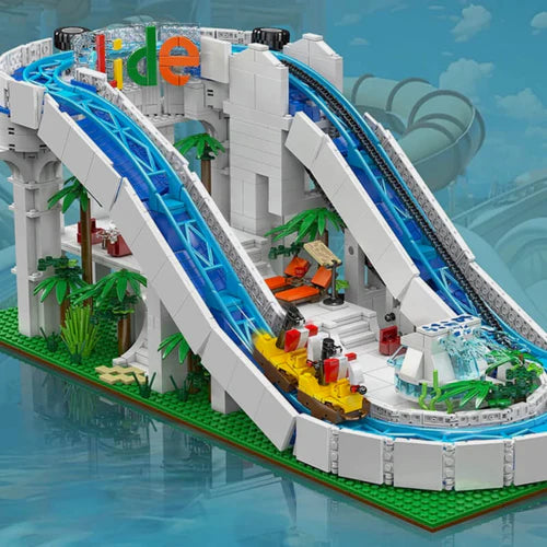 Motorised Water Slide | 2088pcs - WorldsBricks