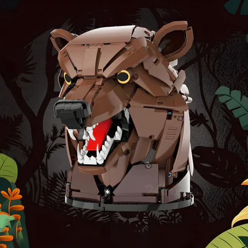 Bear Head | 1006pcs - WorldsBricks