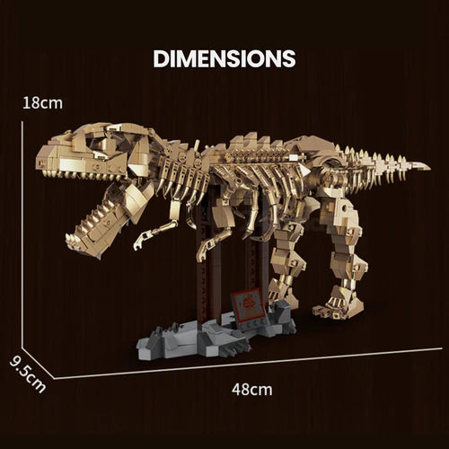 Gold Edition T-Rex | 864pcs - WorldsBricks