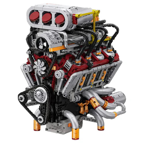 Supercharged V8 American Engine | 2348pcs - WorldsBricks