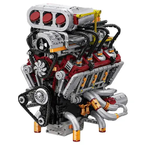 Supercharged V8 American Engine | 2348pcs - WorldsBricks