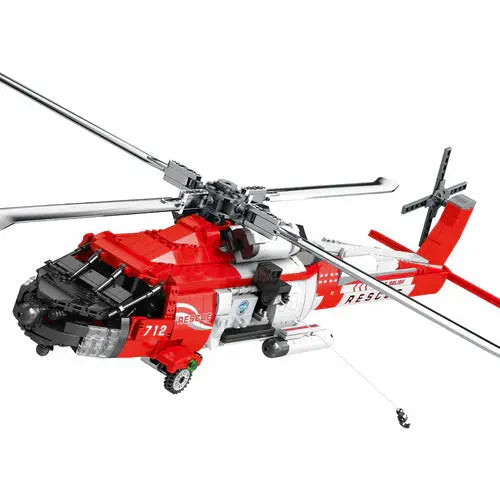 HH-60J Rescue Helicopter | 1138pcs - WorldsBricks